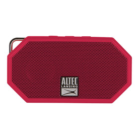 Altec Lansing Mini H2O red front view, compact and ready for outdoor use