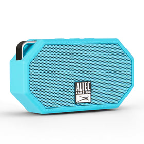 Altec Lansing Mini H2O front view showing compact, portable design for outdoor adventures.