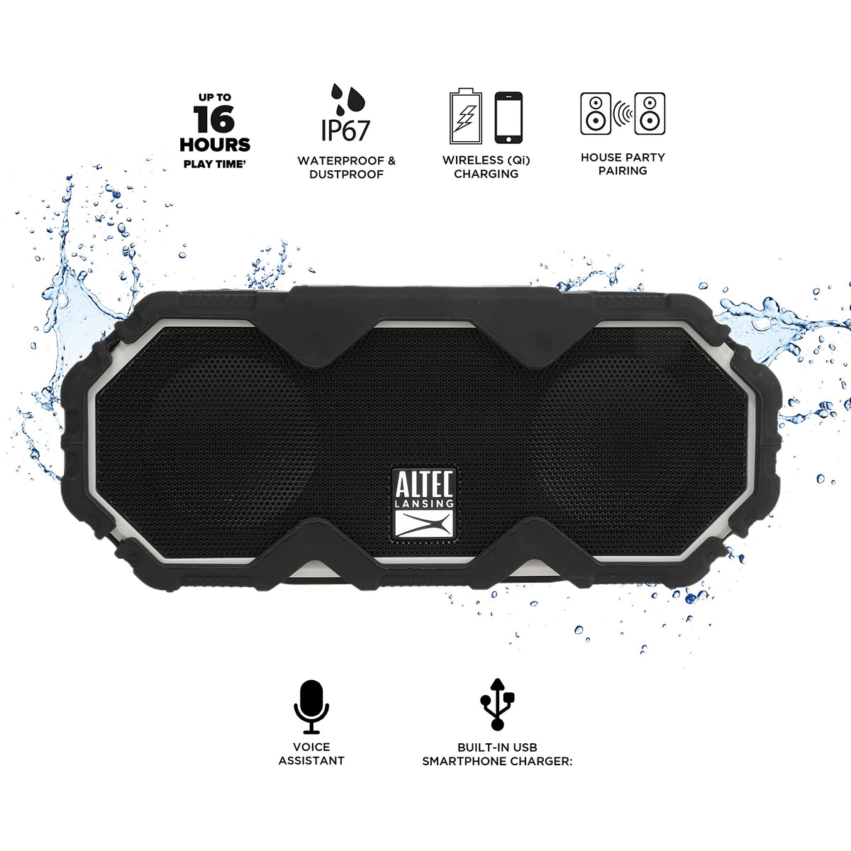 Altec Lansing Mini LifeJacket Jolt floats while playing