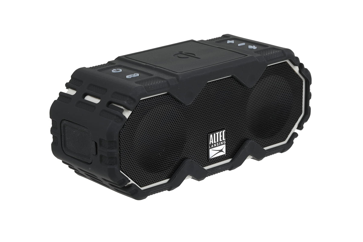 Altec Lansing Mini LifeJacket Jolt Qi charging on top for a quick boost