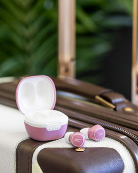 Altec Lansing Nanobuds provide up to 4 hours per charge, plus 16 hours via case.