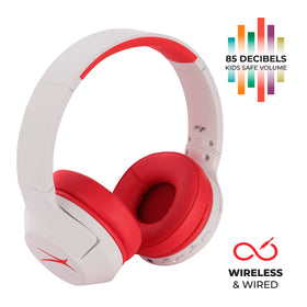 Altec Lansing worn by a child showing secure fit and focused listening