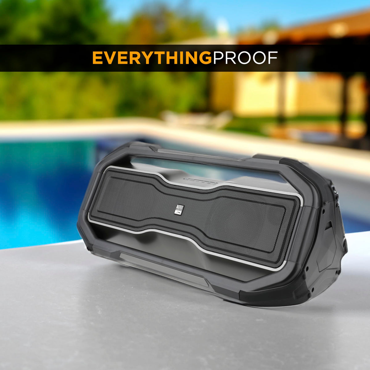 Altec Lansing ROCKBOX floating speaker streams music while you float