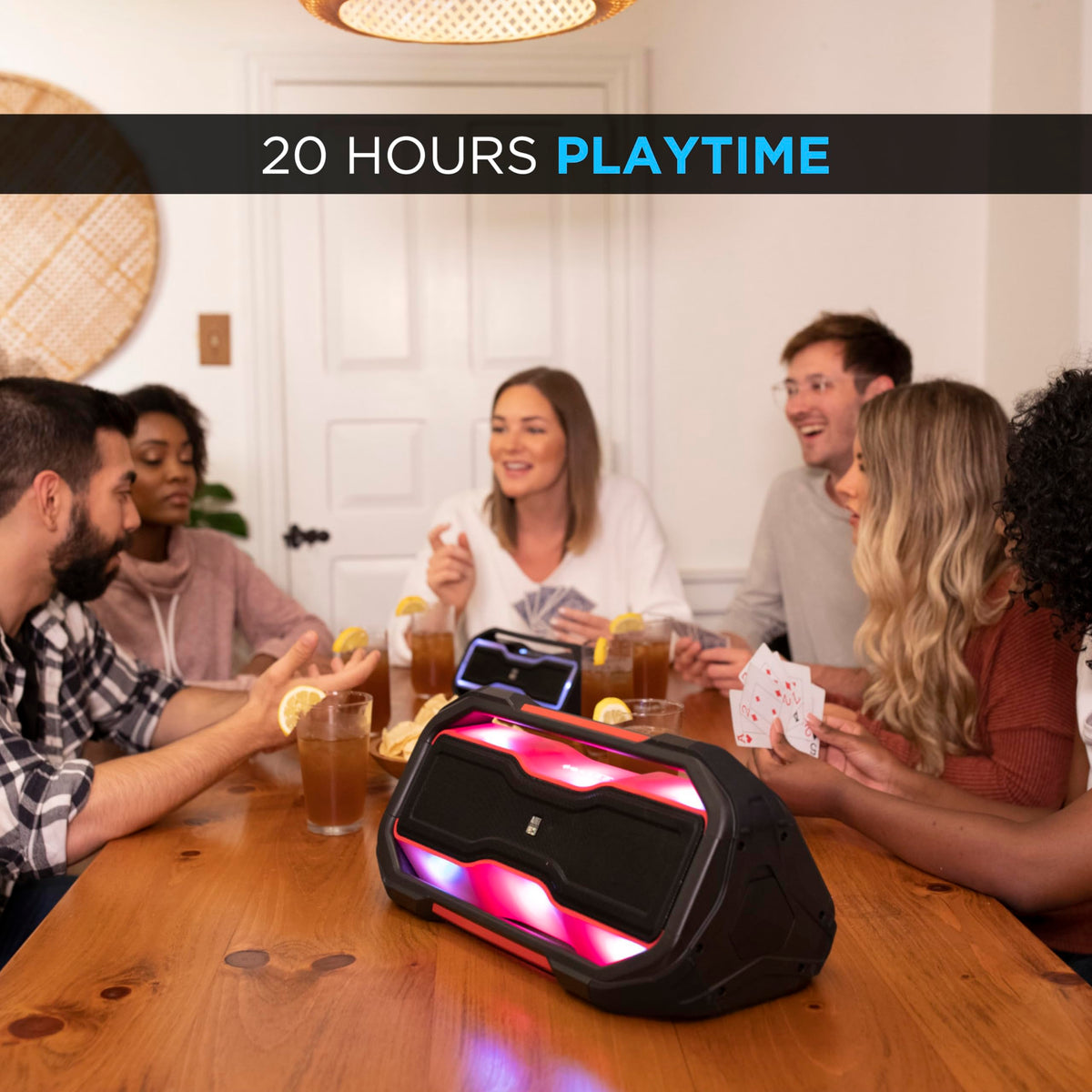 Altec Lansing ROCKBOX USB charging keeps devices powered during trips