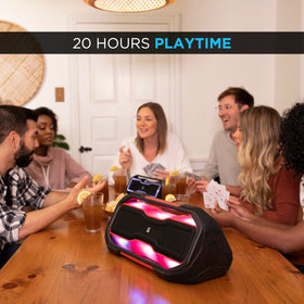 Altec Lansing ROCKBOX USB charging keeps devices powered during trips