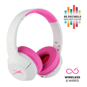 Altec Lansing side view showing adjustable headband for growing kids