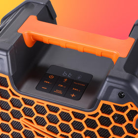 Altec Lansing TOUGHBOXX rugged design highlighting durable, weather-ready build.
