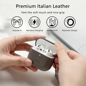 alto close-up Italian leather grain texture showcasing premium feel