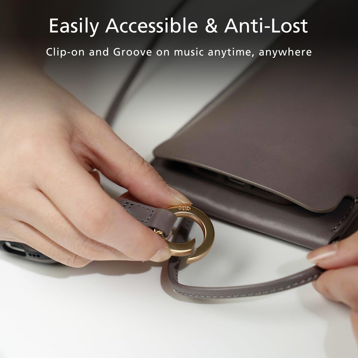 alto open case with AirPods 4 seated demonstrating snug fit