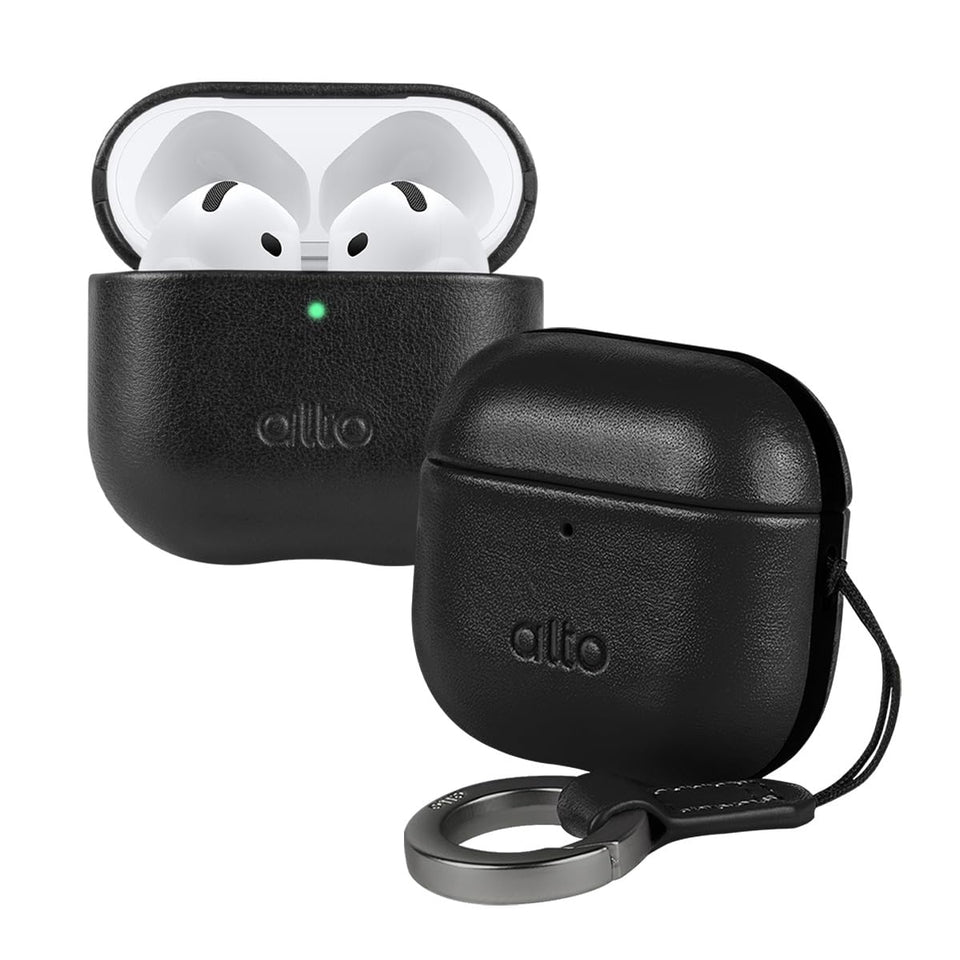 alto raven black front view showing slim profile and premium protection