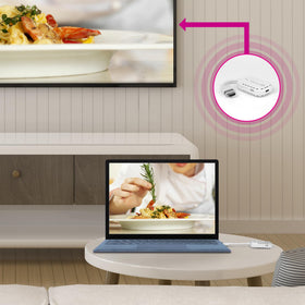 Aluratek Streamcast Pro plug-and-play setup requires no network or software.