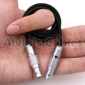 Alvin's Cables cable bent to show flexible jacket for neat rig routing