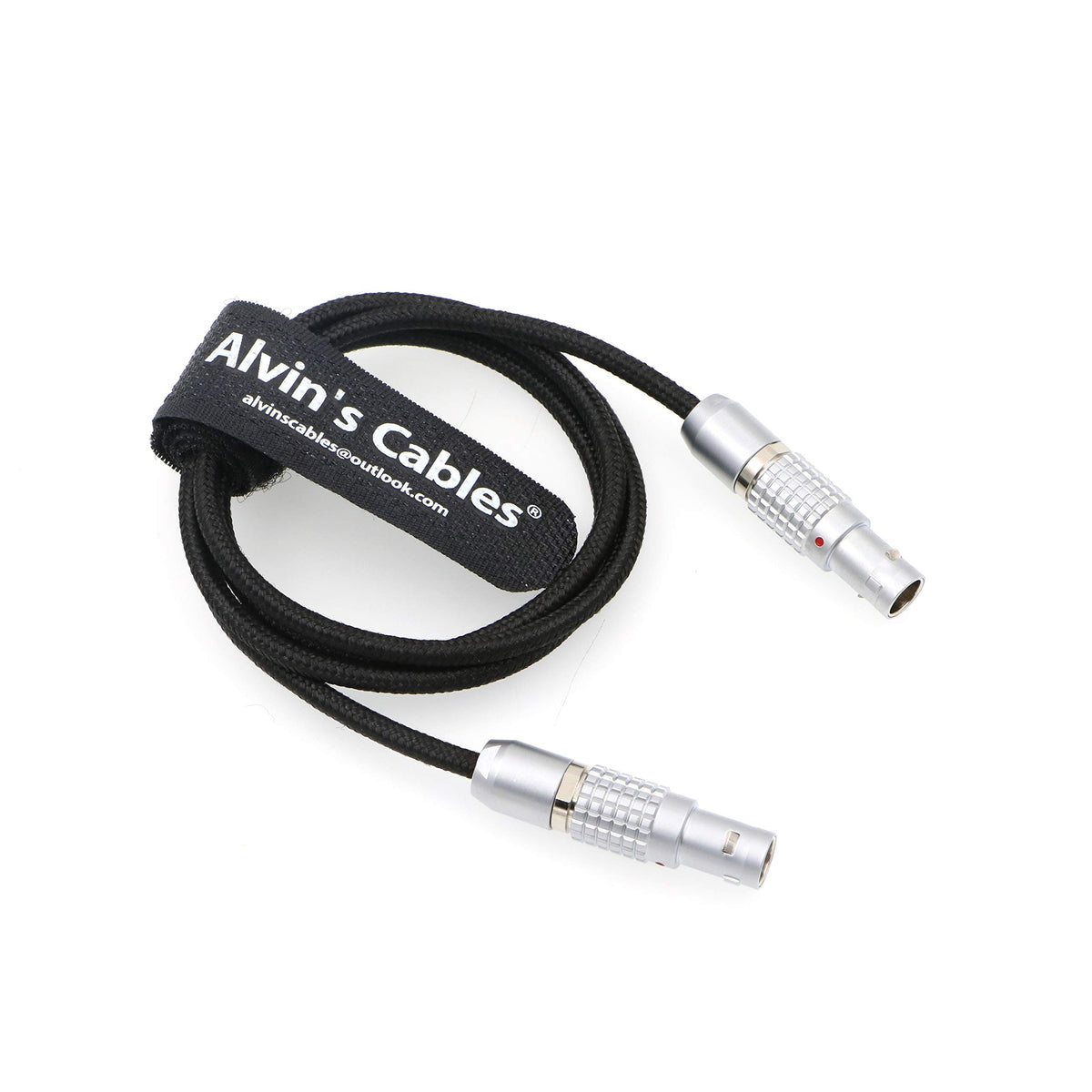 Alvin's Cables front connector showing secure 2-pin fit and reliable contact