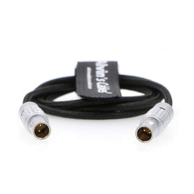 Alvin's Cables connected to ARRI Alexa demonstrating secure camera accessory power
