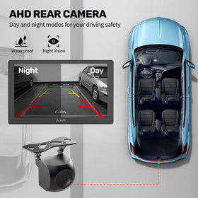 Alxum mounted on dashboard demonstrating improved infotainment convenience