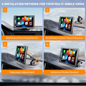 Alxum paired wirelessly with iPhone for hands-free navigation benefit