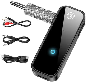 ALYNIC AUX Bluetooth 5.4 adapter package enables quick wireless setup.