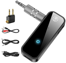 ALYNIC Bluetooth transmitter-receiver in compact housing for versatile wireless audio