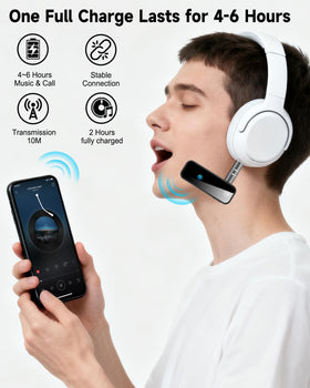 ALYNIC upgraded AUX Bluetooth 5.4 adapter 2-year warranty emphasis on support.