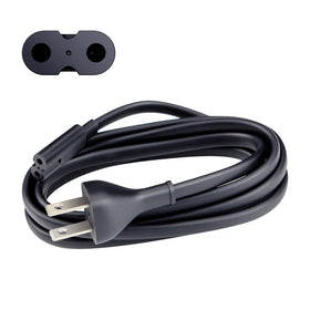 ALYYDBG 2-pack Apple TV and Mac mini power cords in packaging for quick, easy replacement.