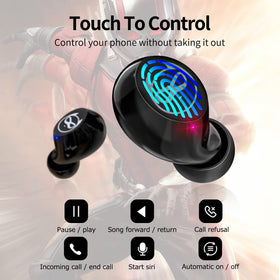 AMAFACE B88 charging case opens to reveal portable power on the go.