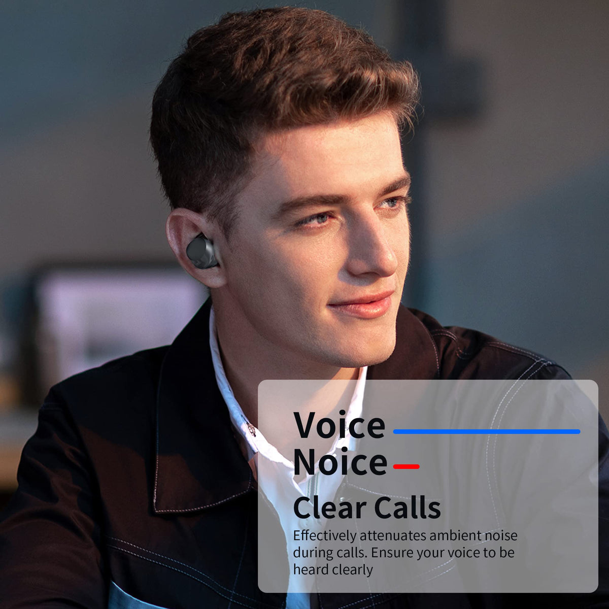 AMAFACE lightweight design for comfortable, clear calls.