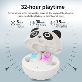 AMAFACE Panda earbuds auto-pairing via Bluetooth 5.0