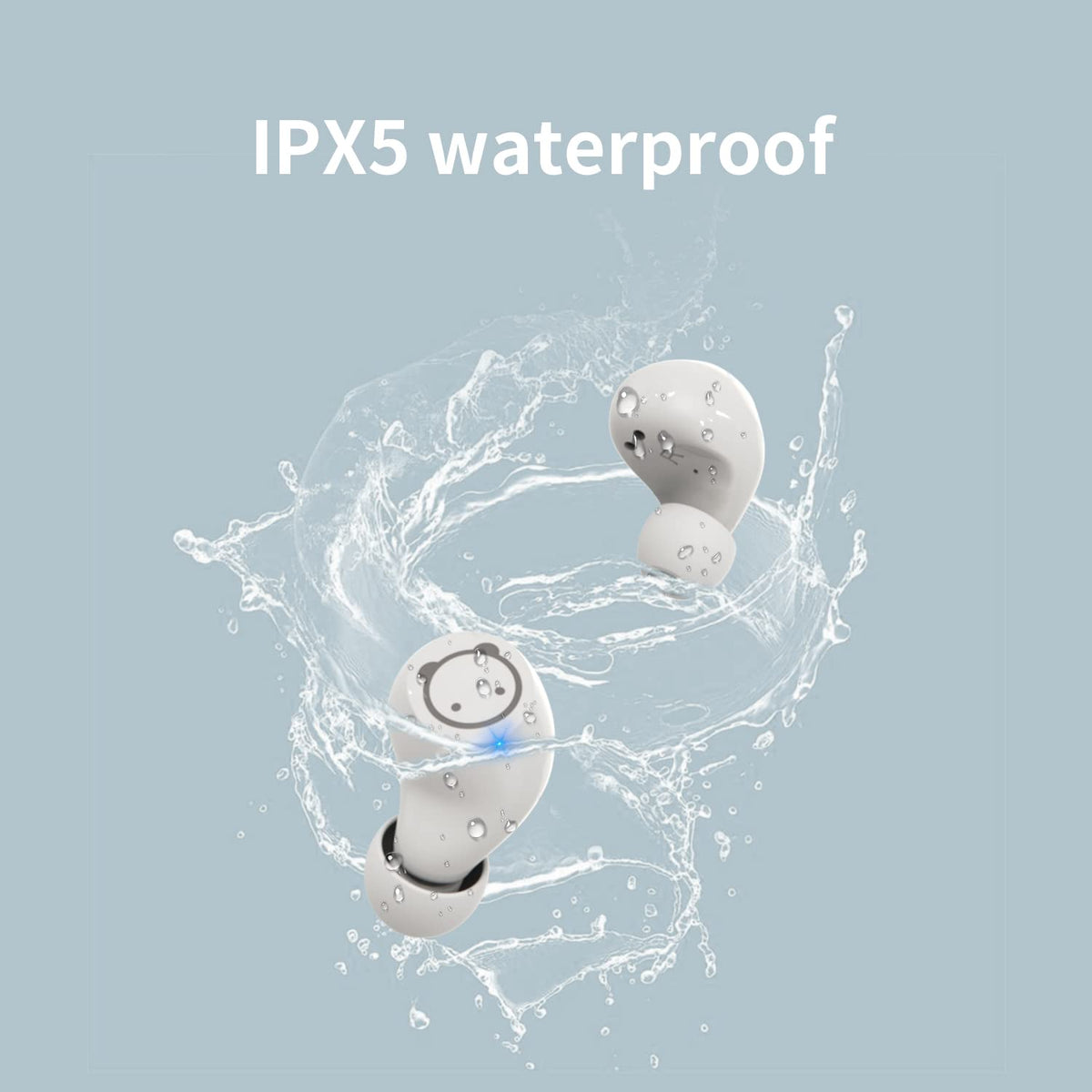 AMAFACE Panda earbuds IPX5 waterproof protection for workouts