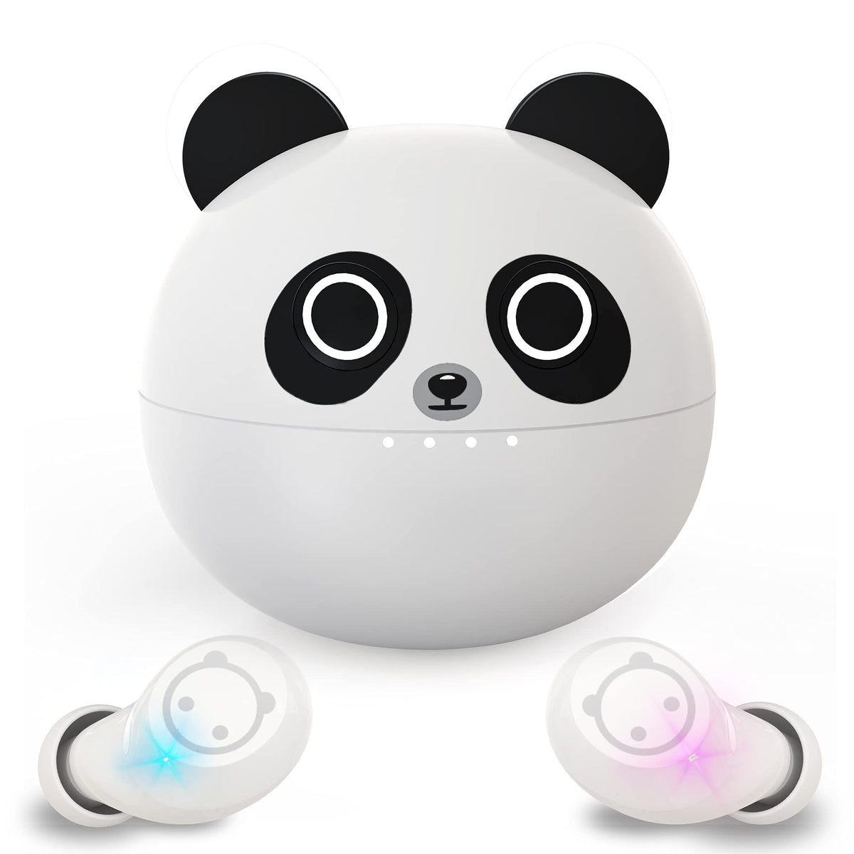AMAFACE Panda earbuds travel-friendly charging case