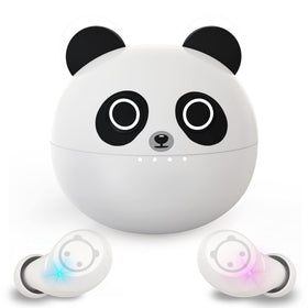 AMAFACE Panda earbuds travel-friendly charging case