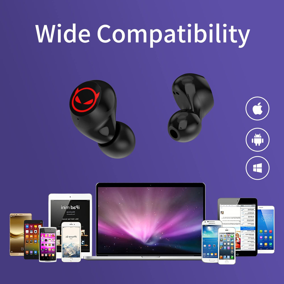 AMAFACE Tiny Earbuds waterproof design suitable for workouts and rain