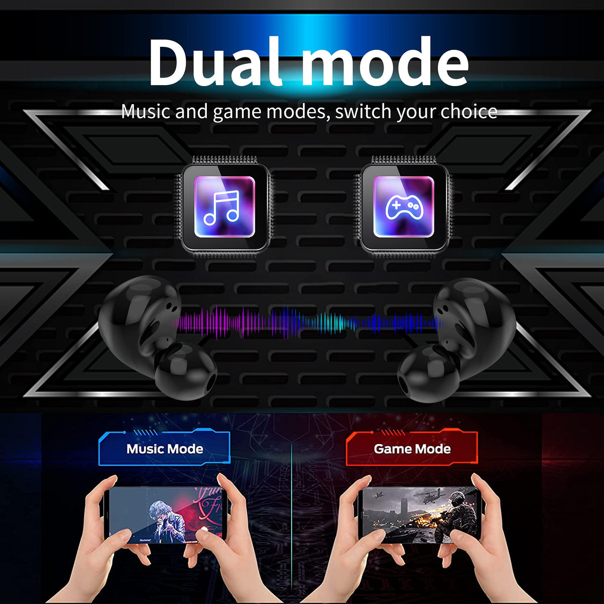 AMAFACE earbuds quick-pairing in action for seamless setup
