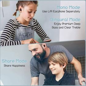 AMAFACE single and dual-ear mode for versatile listening