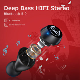 AMAFACE earbuds deliver 4-6 hours of playback per charge
