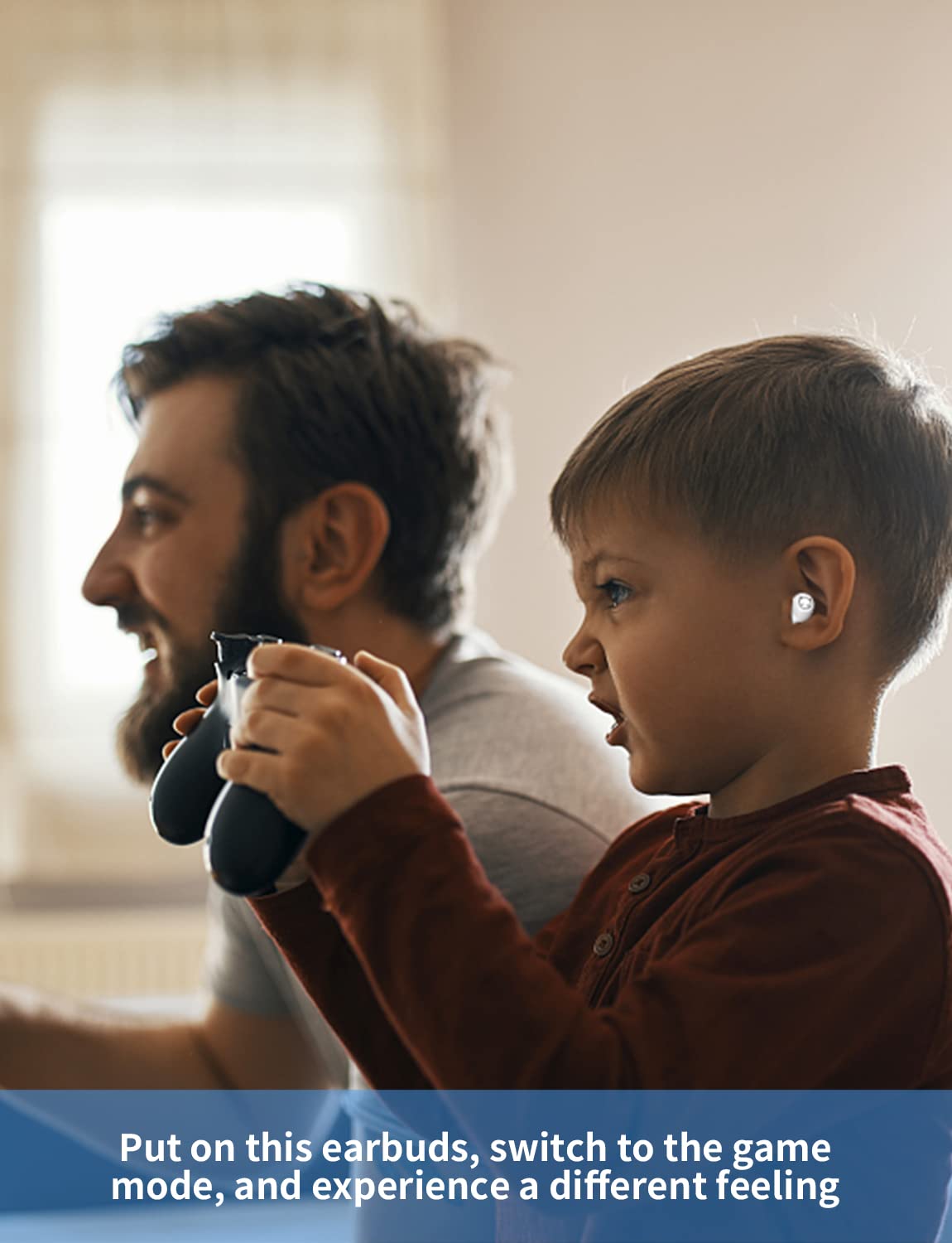 AMAFACE wireless earbuds Hall Switch fast pairing setup