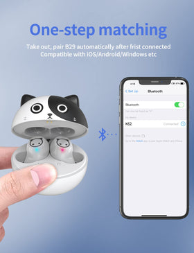AMAFACE Earbuds USB-C charging for quick top-ups