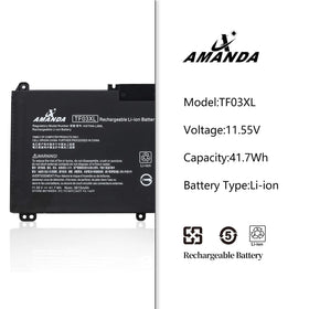 Amanda TF03XL battery packaging ready for safe, long-lasting notebook power