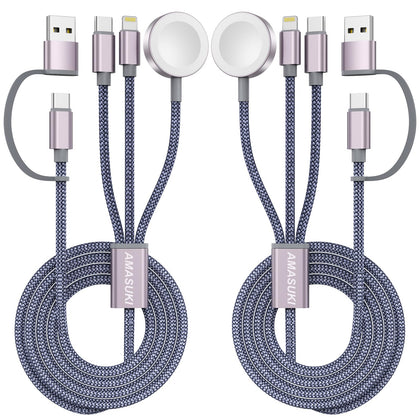 Amasuki 2Pack travel charger setup, compact and ready for on-the-go charging.