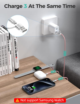 Amasuki fast-charging cable delivers up to 2A for quick top-ups.