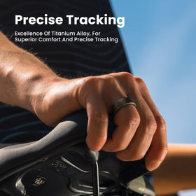 Amazfit Helio Ring heart rate monitor during workouts and daily activities.
