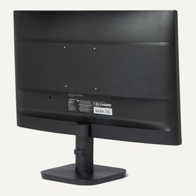Amazon Basics 23.8-inch monitor connectivity ports showing HDMI, DP, and VGA versatility