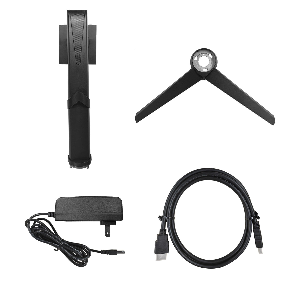 Amazon Basics 24-inch gaming monitor back with VESA mount ready.