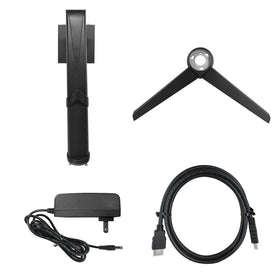 Amazon Basics 24-inch gaming monitor back with VESA mount ready.