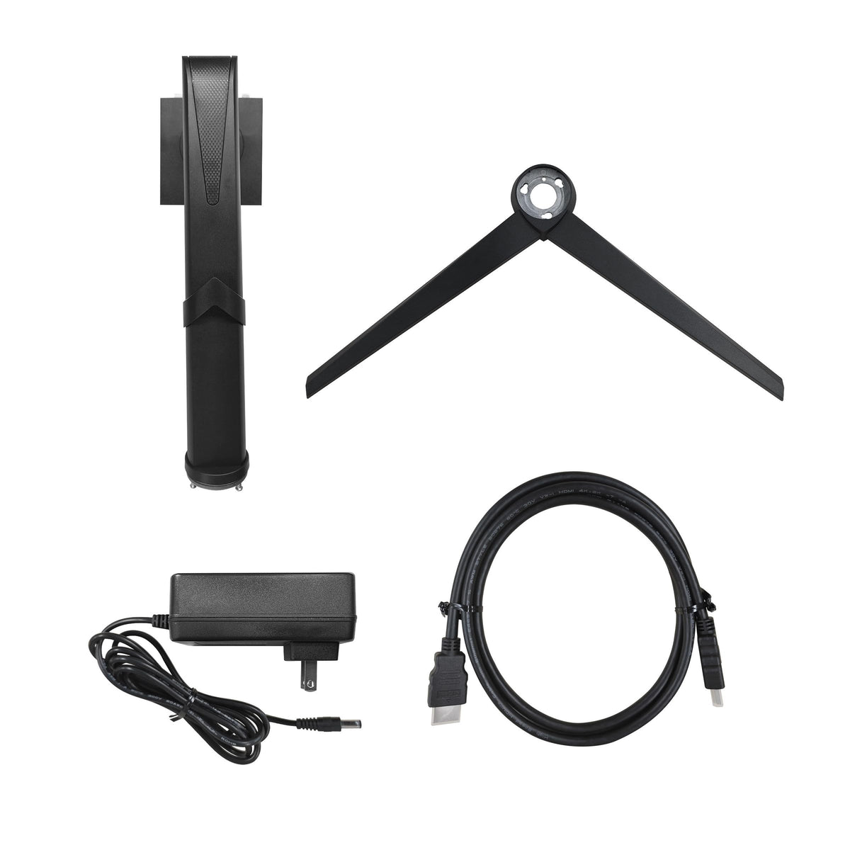Amazon Basics monitor showing VESA mounting compatibility for flexible setups.