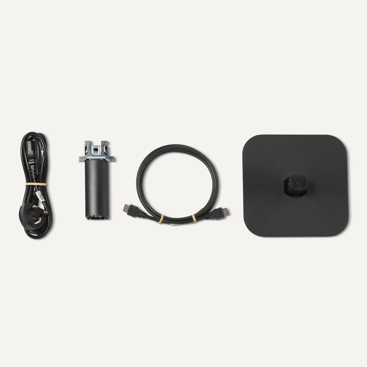 Amazon Basics 27-inch monitor ports showing HDMI and DisplayPort connections.