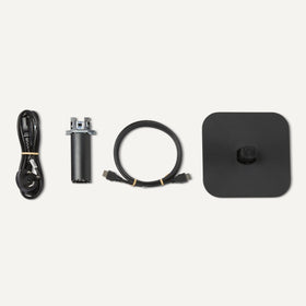 Amazon Basics 27-inch monitor ports showing HDMI and DisplayPort connections.