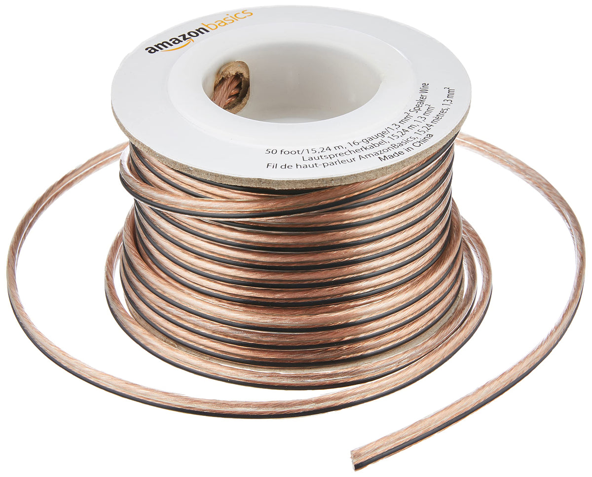 Amazon Basics 50-foot spool enables neat and easy installation