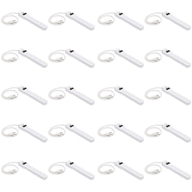 Amazon Basics 6-outlet surge protector power strip expands desk outlets for devices.