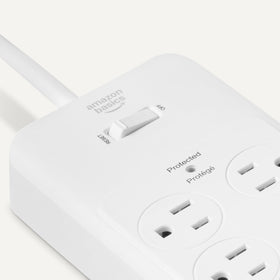 Amazon Basics 8-foot extension cord for flexible room setup