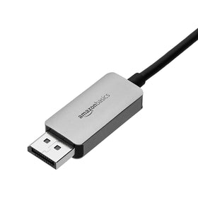 Amazon Basics aluminum housing in space gray adds durable, premium feel.